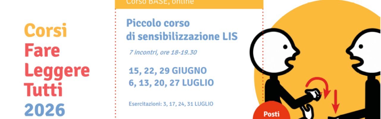 LIS e Comunicazione. A Faenza il Piccolo corso di sensibilizzazione di FARE LEGGERE TUTTI