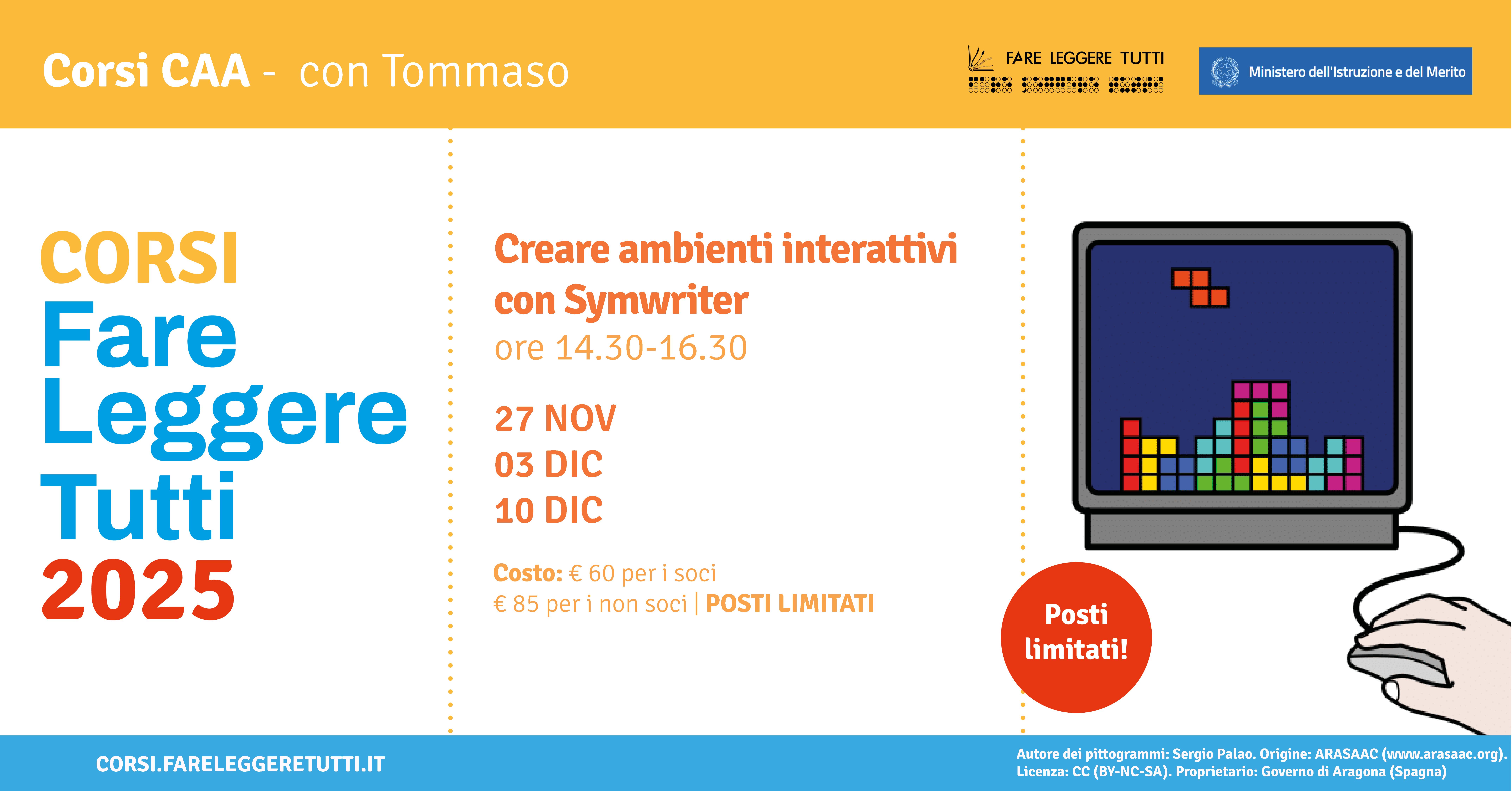 Gli ambienti interattivi da Symwriter alla didattica. Online le formazioni di Fare Leggere Tutti